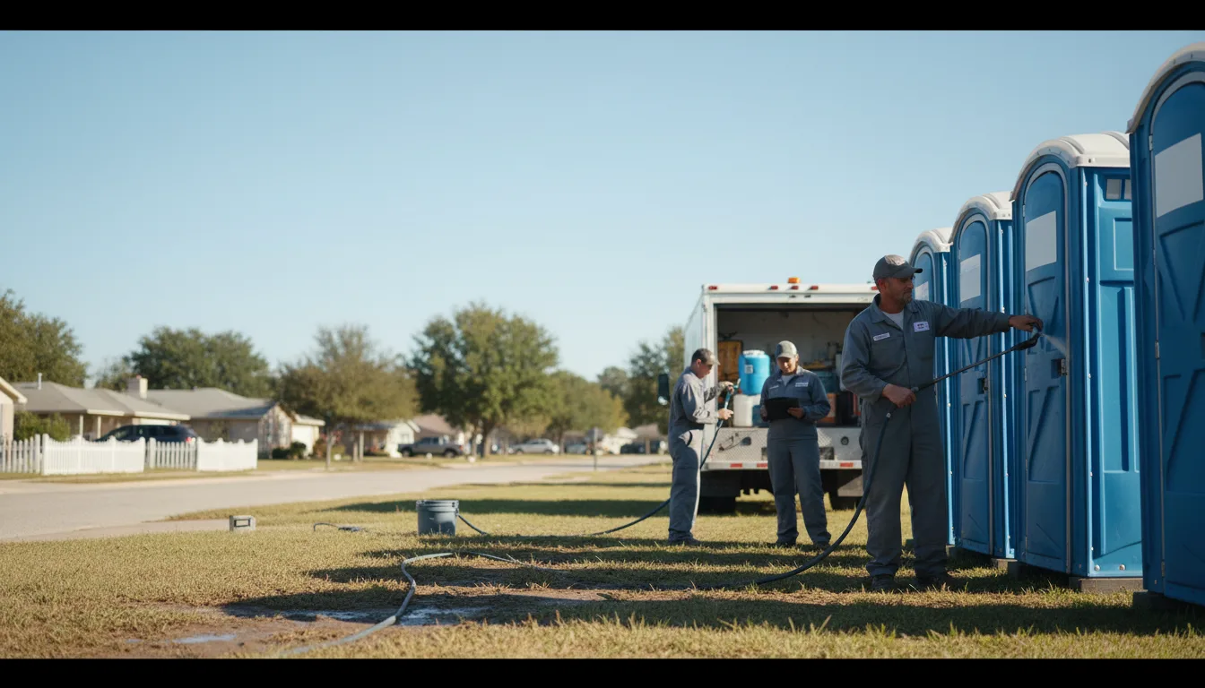 Long-Term Portable Toilet Rental in Lone Wolf, OK near me